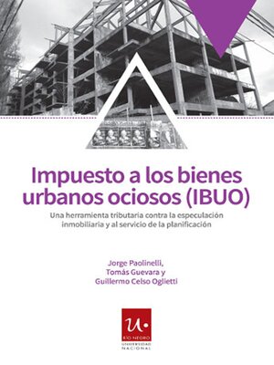 cover image of Impuesto a los bienes urbanos ociosos